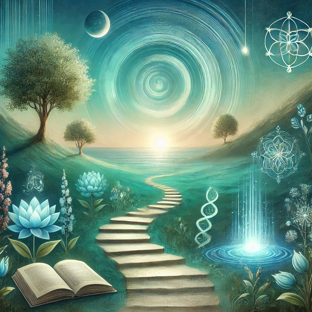 Representation of the soul's journey through life
