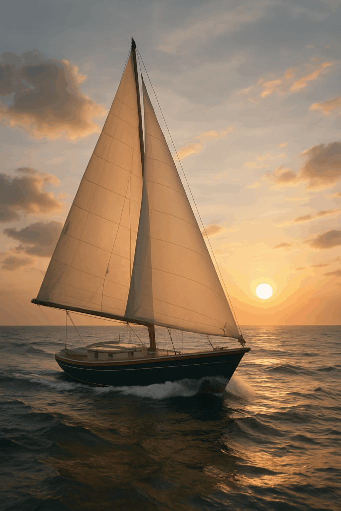 Scott Barry Kaufman’s sailboat model reimagines Maslow’s hierarchy, showing how security forms the hull while growth and connection fill the sails. This image captures the essence of his metaphor - navigating life’s shifting seas with stability, openness, and courage.